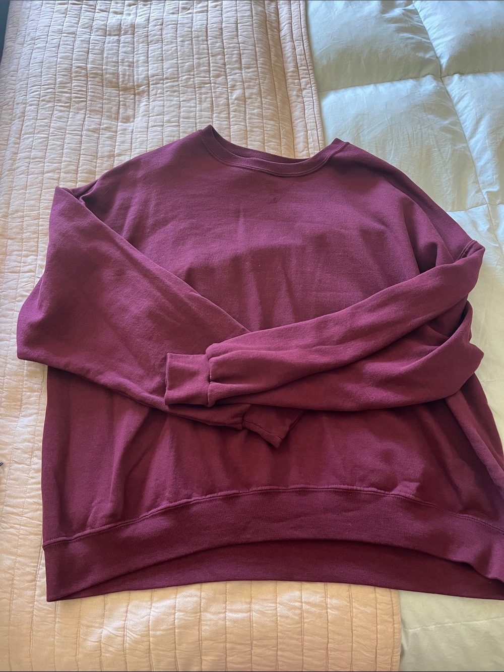 Fruit of the Loom Women's Crewneck Sweatshirt - Mulberry